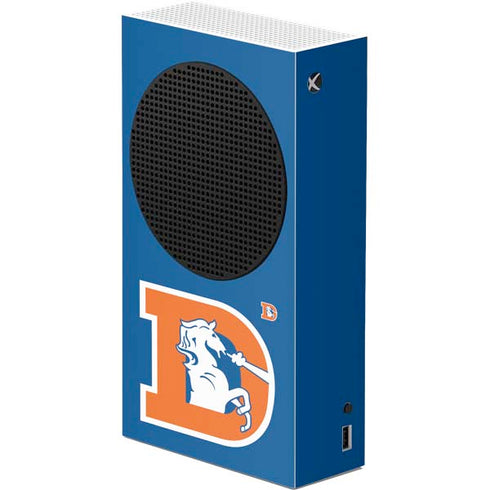 NFL Denver Broncos Retro Logo Xbox Series S Console Skin